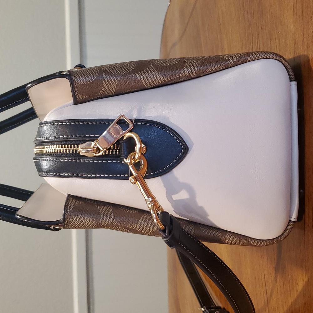 Coach Darcie Signature Carryall Colorblock Bag - Picture 3 of 16